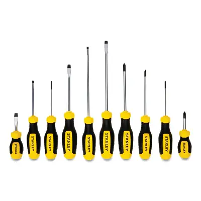 Deal Stanley STHT60799 Screwdriver Set 10 Pcs Phillips/Slotted