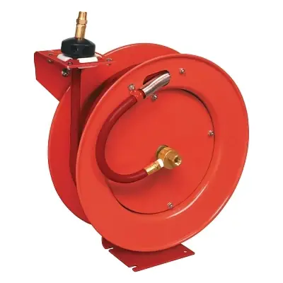 Lincoln Industrial 83753 Hose Reel for Air and Water Model Series B 3/8 inch Hose ID 50 feet Special Discount