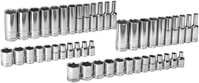 Instant Buy Gearwrench 80314D 47 Pc. 1/4 Drive 6 Pt. Socket Set Standard & Deep SAE/Metric