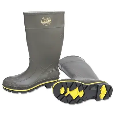While Supplies Last Servus 75101-080 Pro Knee-Length PVC Boot with Steel Toe Size 8