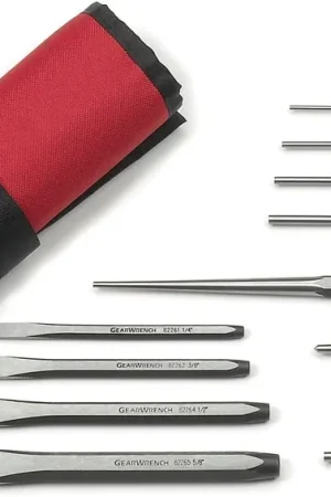 Gearwrench 82305 Punch and Chisel Set Hand Powered 12 Pc Genuine