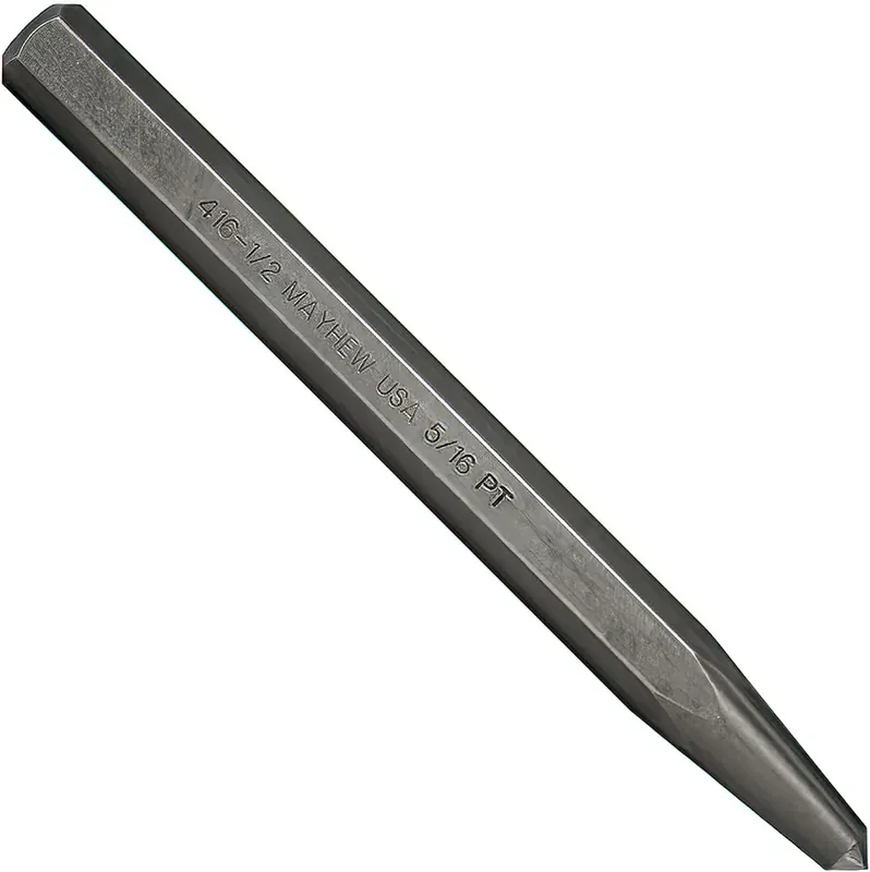 Mayhew Tools 74003 Select 1/2-Inch Center Punch, grey Fan Favorite