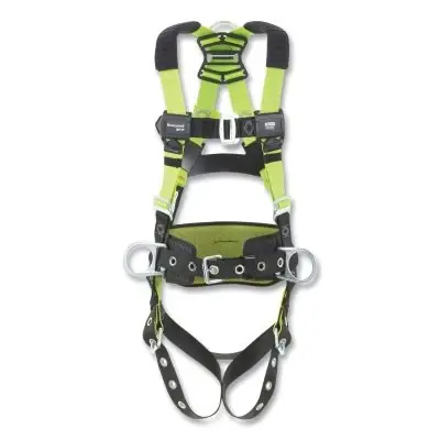 Honeywell Miller H5CS311022 H500 Construction Standard Full Body Harness, Back/Side D-Rings, Universal Final Sale