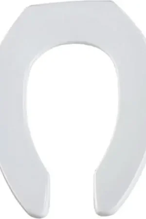 In Demand Bemis 1955CT000 Elongated Open Front Commercial Toilet Seat Plastic White