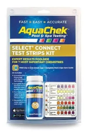 Same Day Shipping AquaChek 541604APP Select Connect Kit 7-In-1 Test Strips 50 Strips