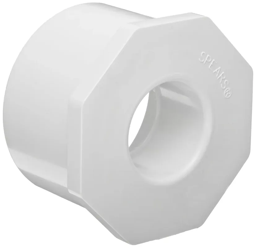 Crafted Spears 437-210 Reducing Bushing, 1-1/2 x 3/4 in, Spigot x Socket, Schedule 40