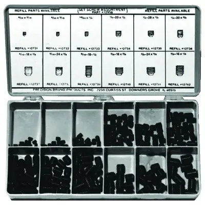 Precision Brand 12950 Set Screw Kit - 200 Count Exclusive Offer