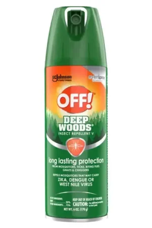 OFF! Deep Woods Insect Repellent SC Johnson Professional 611081 Aerosol Spray 6oz Case of 12 Sale