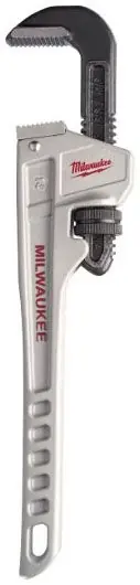 Milwaukee 48-22-7214 Aluminum Pipe Wrench 14 In. OAL 2 In. Capacity Markdown