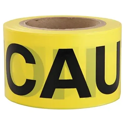 Intertape Polymer Group 600CB-300 Barricade Tape 3 in x 300 ft Yellow Caution Limited Offer