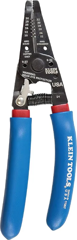 Crafted Klein Tools 11057 Wire Cutter Stripper Heavy Duty for 20-30 AWG Solid and 22-32 AWG Stranded