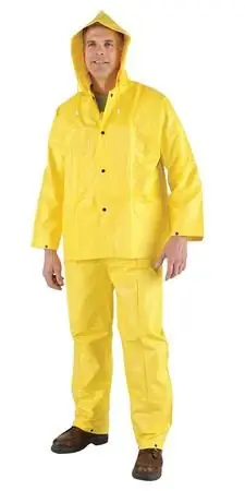Limited Offer MCR Safety 3003X2 Wizard Yellow Double-Coated PVC Rain Suit, Xx-Large, Yellow
