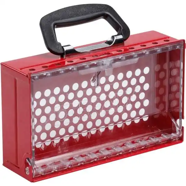 Brady 150505 SlimView Lock Box 12 Padlock Red Hot Picks