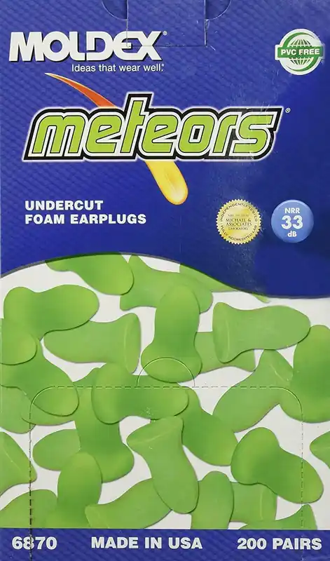 Moldex 6870 Meteors Earplugs Uncorded 200 Pairs/Box Must Have