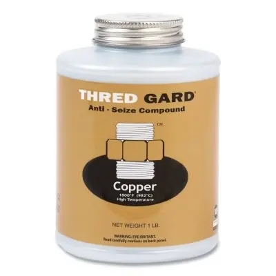 Trending Thred Gard CG16 Copper-Based Anti-Seize and Lubricating Compound 1 lb Brush Top Container