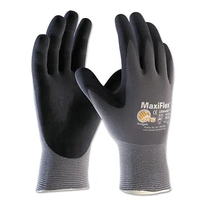 New Release PIP 34874XL MaxiFlex Ultimate Nitrile Coated Micro-Foam Grip Gloves X-Large