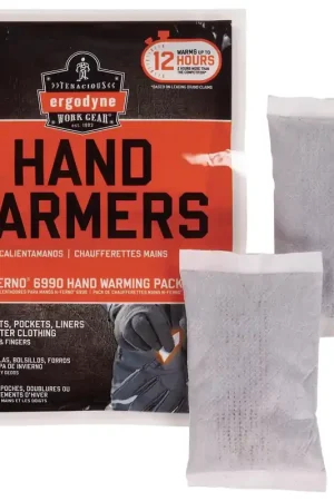Ergodyne 16990 N-Ferno Warming Packs White (1-Pair) Hassle-Free Returns