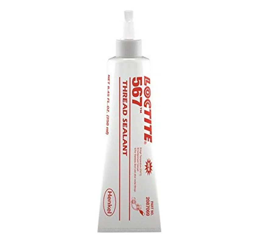 Certified Loctite 2087069 567 PST Thread Sealant High Temperature 250ml Tube White