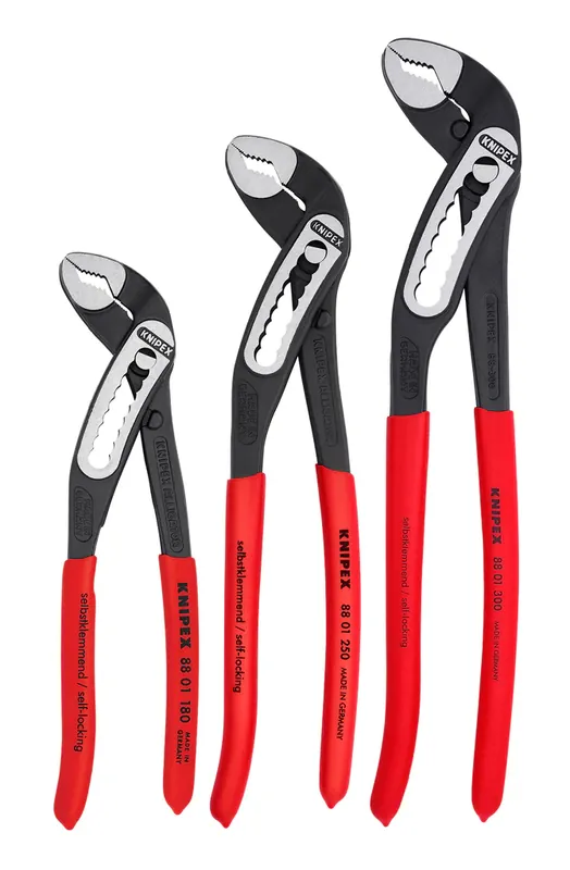 Knipex 002007US1 3Pc Alligator Water Pump Pliers Set 7-1/4 in, 10 in, 12 in Free Returns