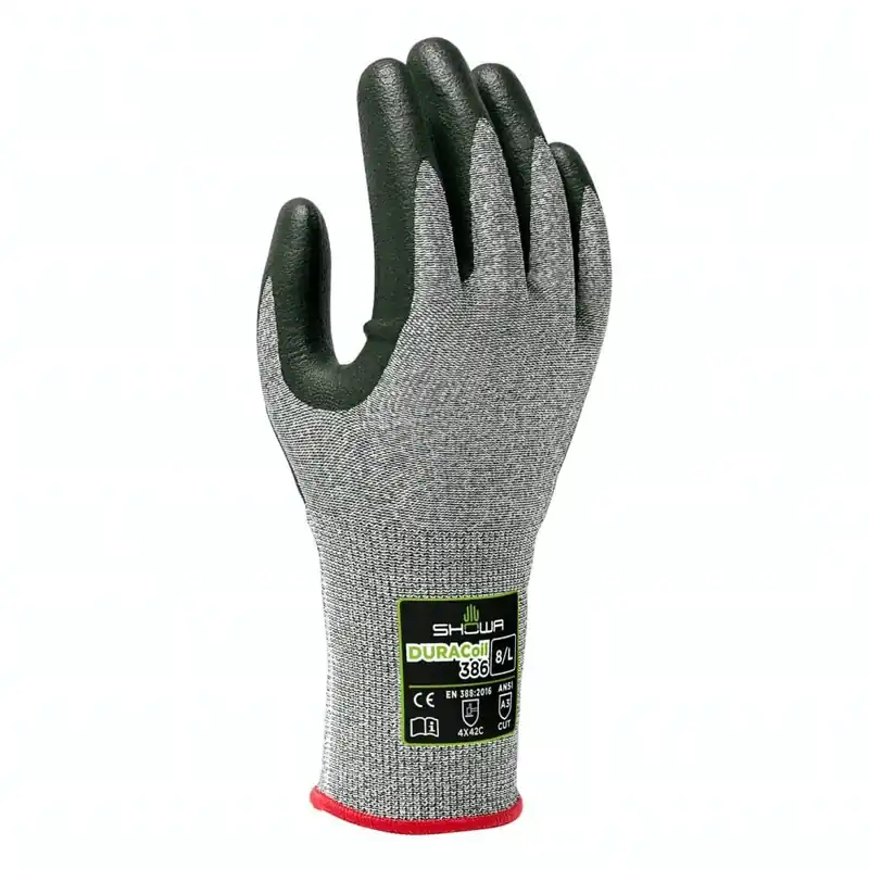 Showa 386S-06 Foam Nitrile Palm Coated Cut Resistant Glove Small Reduced Price