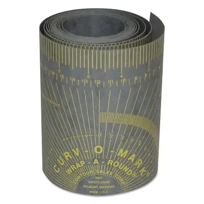Best Price Curv-O-Mark 14764 Wrap-A-Round Ruler Large 6 ft Gray Cold Heat Resistant