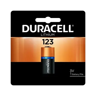 Duracell DURDL123ABPK Lithium Battery 3V 123 1 EA/PK Express Delivery