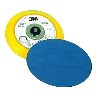 Markdown 3M 7000045680 Stikit Disc Pad Medium Hardness Yellow 6 in Dia