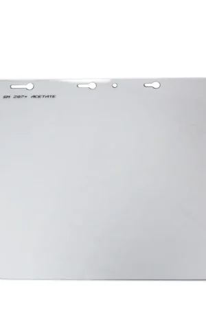 Certified Sellstrom S35000 Face Shield Replacement Window Uncoated Acetate Clear Tint