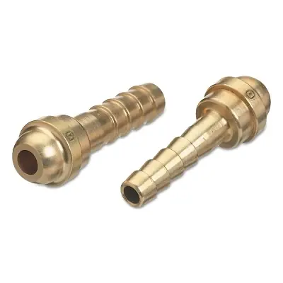 Deal Western Enterprises 216 Barbed Hose Nipple 200 psig Brass 5/16 inches