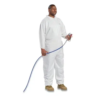 Best Seller PIP 3602/5XL Posi-Wear BA Microporous Disposable Coveralls with Elastic Wrist and Ankle White 5X-Large