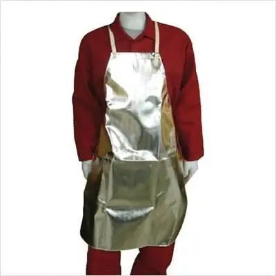 Stanco AR36B Aluminized Fabric Apron 36 Inch Protective Workwear Markdown