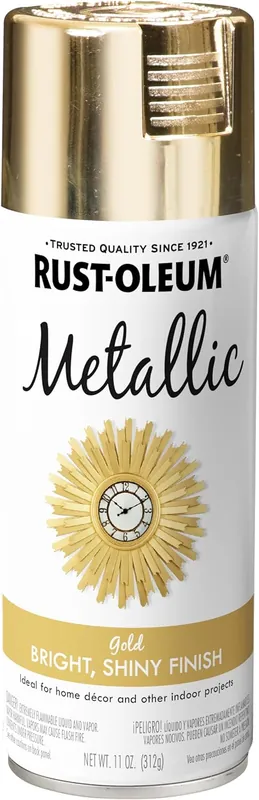 Rust-Oleum 340647 Specialty Metallic Spray 11 Oz Gold Big Sale