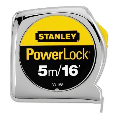 Affordable STANLEY 33-158 Powerlock Tape Rules Wide Blade 3/4 in x 5 m/16 ft