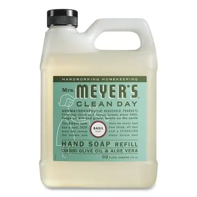 Flash Sale Mrs. Meyer's Clean Day 651349 Hand Soap Refill Basil 33 fl oz