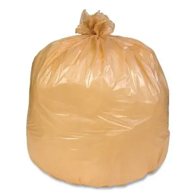 Best Seller Pitt Plastics P6020XB Heavy Buff Star Can Liners 36 in x 58 in