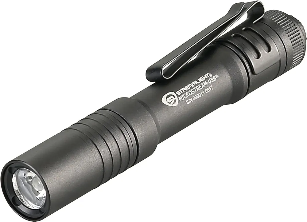 Streamlight 66601 MicroStream 250-Lumen USB Rechargeable Flashlight Black New Arrival