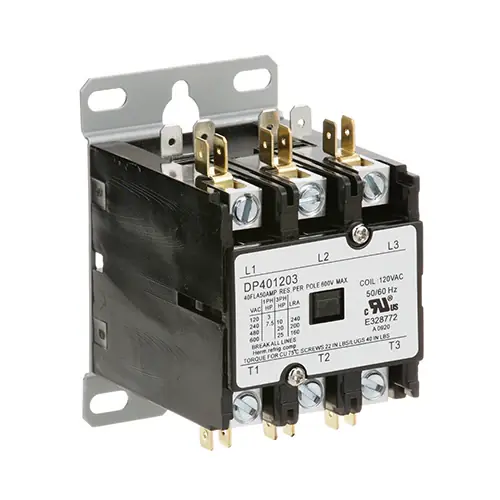 CONTACTOR 40 AMP 120V 11225 for Keating KEA11225 Reduced Price