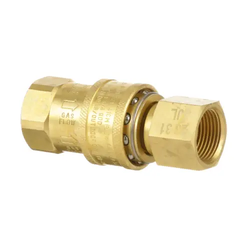 Latest T&S Brass AG-5D Gas Appliance Connectors, Quick Disconnect, 3/4 NPT Female Threads