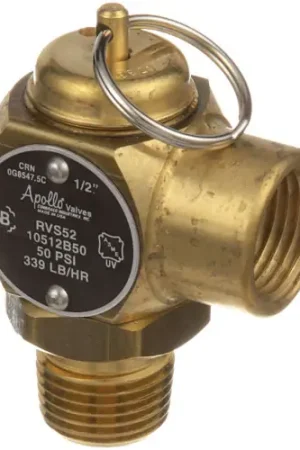 Hassle-Free Returns Safety Valve 1/2M X 1/2F for Vulcan Hart 00-855968-00001