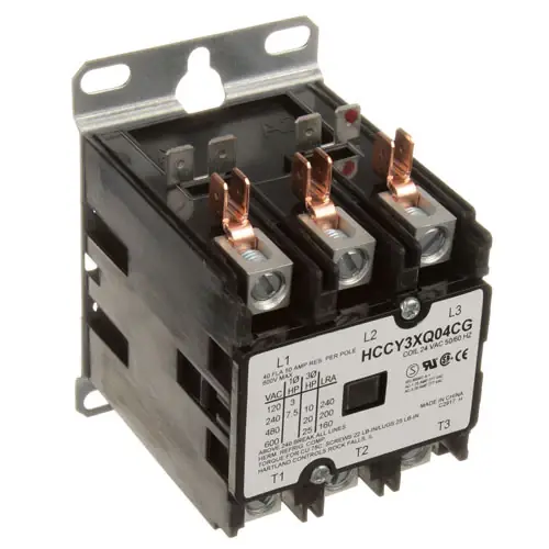 Genuine Hatco HT02-01-167-00 Contactor, 24V, 50A, 3 Pole