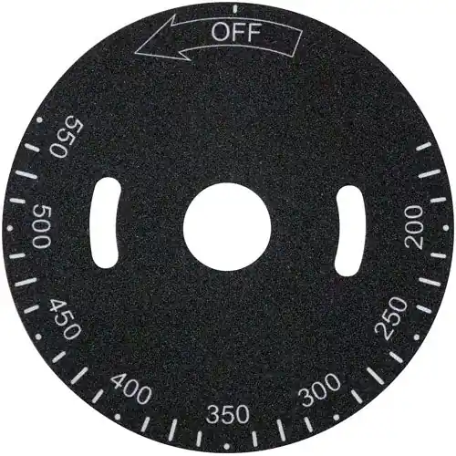Temperature Dial Plate 200-550F 00-498037-0000A for Hobart Today Only