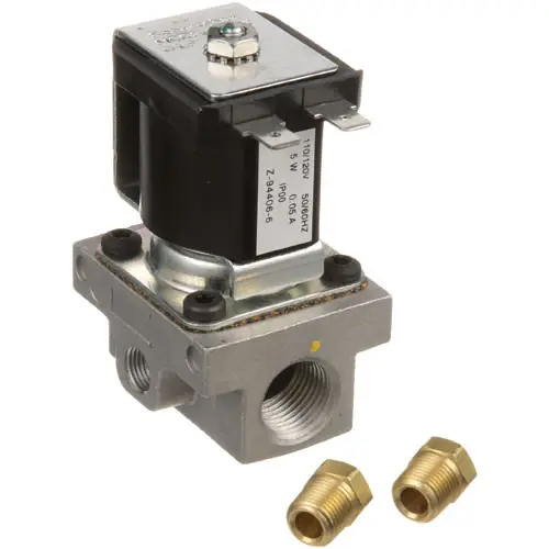 GAS SOLENOID VALVE 120V 3/8 INCH NAT LP 00-411497-000F1 for Vulcan Hart Today Only