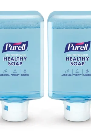 Price Cut Purell 8371-02 Healthy Soap with Clean Release Technology Foam, Light Fragrance, 1200 mL Refill for ES10 Automatic Soap Dispenser (Pack of 2)