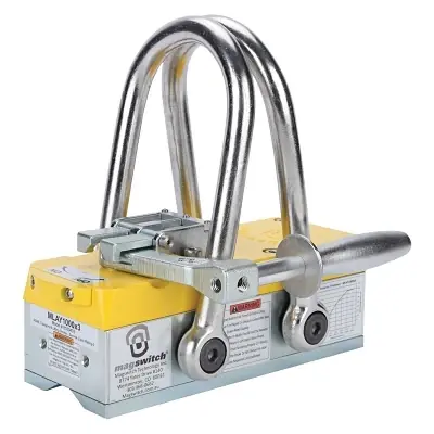 Magswitch 8100403 MLAY1000x3 Lifting Magnet 2733 lb Maximum Load Capacity Low Price