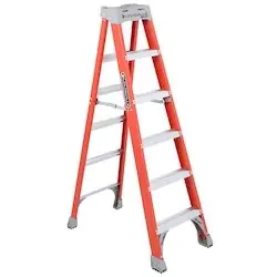 Trusted Brand Louisville Ladder FS1506 6-Foot Fiberglass Step Ladder 300-Pound Load Capacity