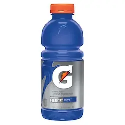 Must Have Gatorade 32482 20 Oz Wide Mouth Bottle Fierce Grape Pack 24
