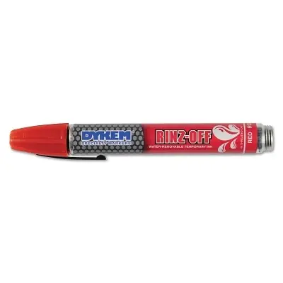 Dykem 44106 Rinz Off 44 Red Broad Tip Markers Pack of 12 Grab Now