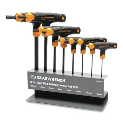 GEARWRENCH 83520 Ball End T-Handle Hex Key Set Standard T-Handle Sale
