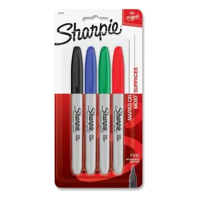 Hot Picks SHARPIE 30174PP Fine Tip Permanent Marker Assorted Bullet