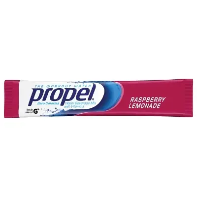 Gatorade 1089 Propel Instant Powder Packet 0.08 oz 16.9 to 20 oz Yield Raspberry Lemonade Best Choice